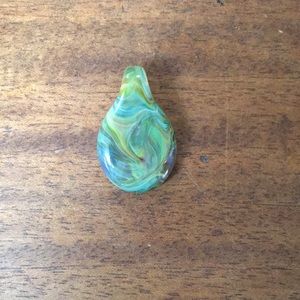 Glass blown pendant